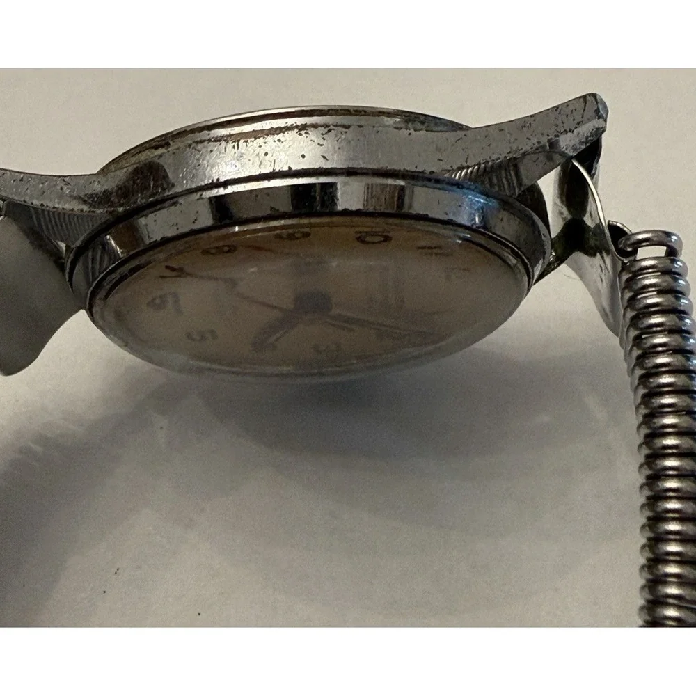 Vintage HALGREEN Incabloc Watch 17 Jewels Waterproof Manual Wind - Working